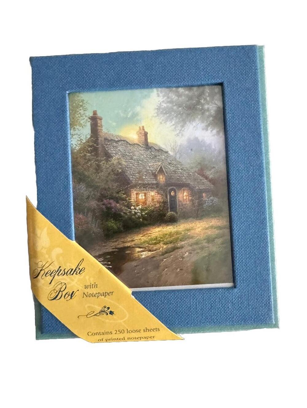 Thomas Kinkade Keepsake Box With Notepaper 250 Loose Sheets